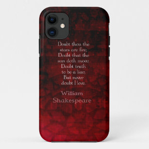 William Shakespeare Berühmtes Zitat zur Liebe Case-Mate iPhone Hülle