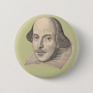William Shakespeare Button