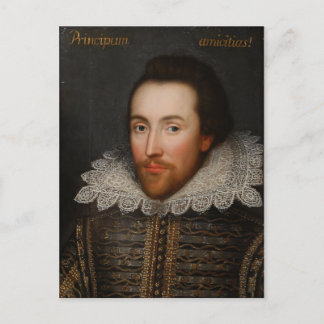 William Shakespeare Cobbe Portrait um 1610 Postkarte