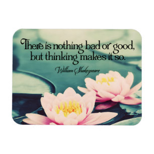 William Shakespeare inspirierendes Zitat "Denken" Magnet