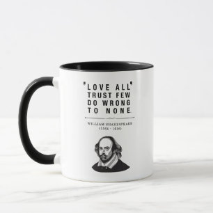 William Shakespeare Liebe All Quote Tasse