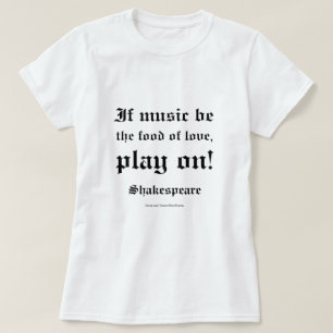 William Shakespeare Liebeszitat L3 T-Shirt