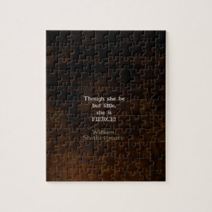 William Shakespeare Little and Fierce Quotation Puzzle