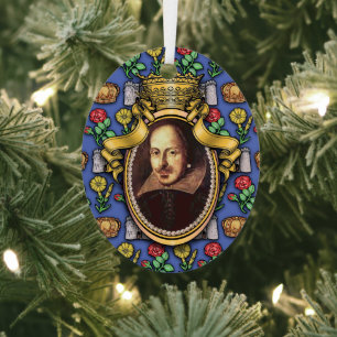 William Shakespeare Metallornament Ornament Aus Metall