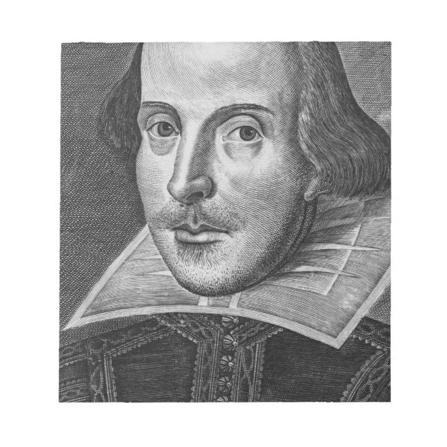William Shakespeare Notizblock (Vorderseite)