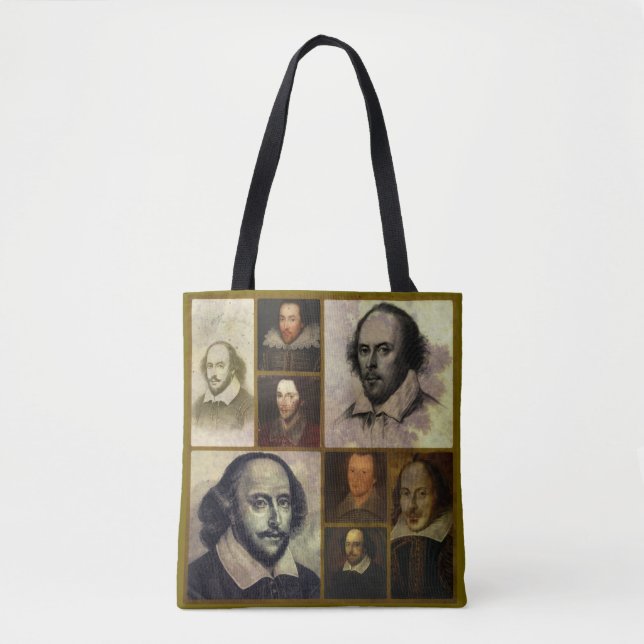 William Shakespeare Polyester-Tasche (Vorderseite)