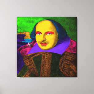 William Shakespeare Pop Art Leinwanddruck