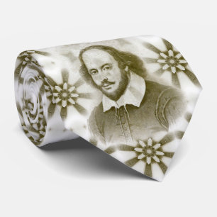 William Shakespeare Portrait and Signature Krawatt Krawatte