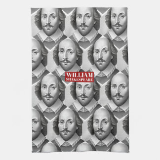 William Shakespeare Portrait Hamlet Illustration Geschirrtuch
