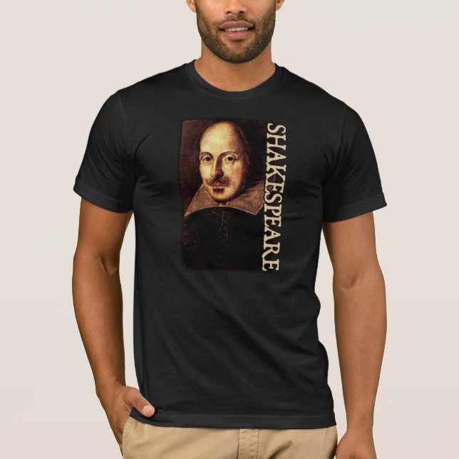 William Shakespeare-Porträt T-Shirt (Vorderseite)