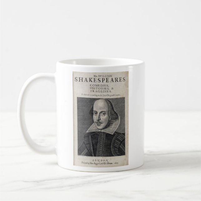 William Shakespeare-Porträt Tasse (Links)