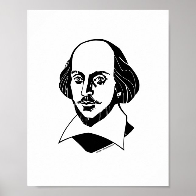William Shakespeare Poster (Vorne)