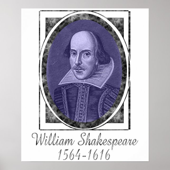 William Shakespeare Poster (Vorne)