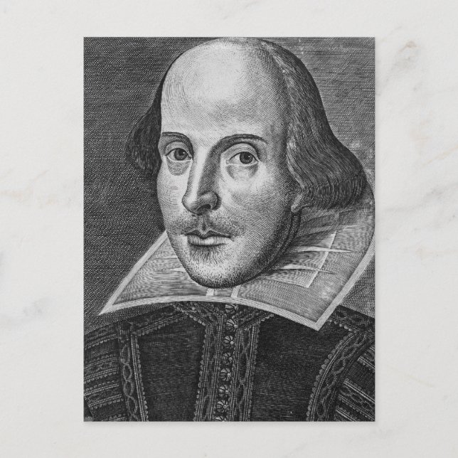 William Shakespeare Postkarte (Vorderseite)