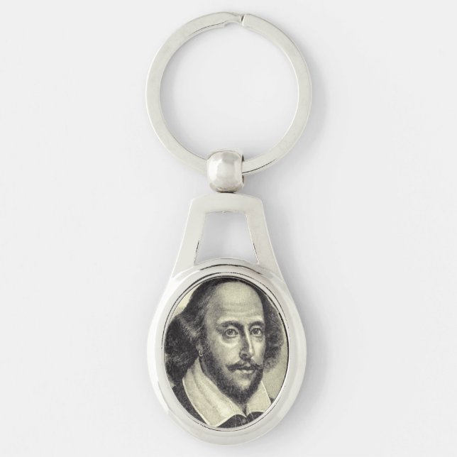 William Shakespeare Schlüsselanhänger (Vorderseite)
