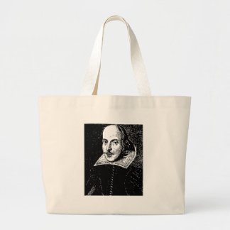 William Shakespeare stellen gegenüber Jumbo Stoffbeutel