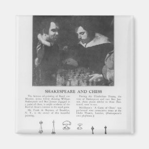 William Shakespeare und Ben Jonson Magnet