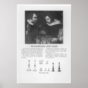 William Shakespeare und Ben Jonson Poster