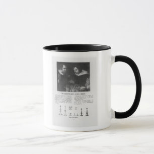 William Shakespeare und Ben Jonson Tasse