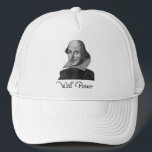 William Shakespeare wird Power Truckerkappe<br><div class="desc">Unsere Körper sind unser Gärten ro,  den unsere Willen sind gardenerss."  Großes Geschenk oder T-Shirt für Shakespeare- oder Theaterfans überall!</div>