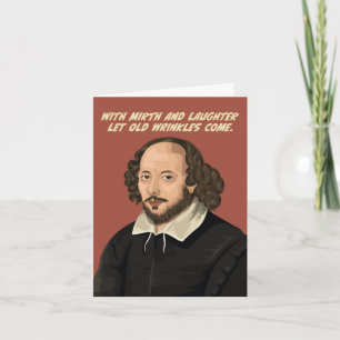 William Shakespeare Zitat Karte