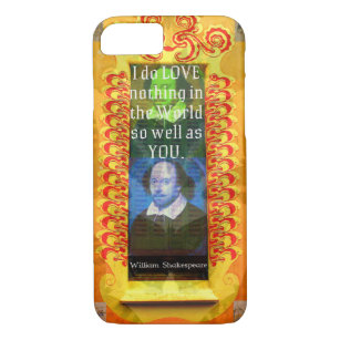 William Shakespeare Zitat zur romantischen LIEBE Case-Mate iPhone Hülle