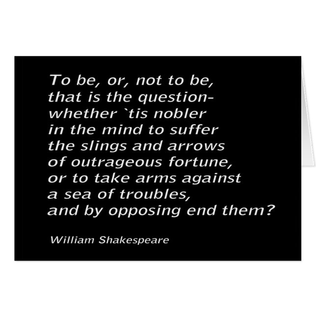 William Shakespeares "Hamlet" (Vorderseite (Horizontal))