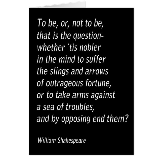 William Shakespeares "Hamlet" (Vorne)