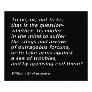 William Shakespeares "Hamlet" Fotodruck