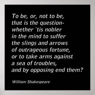 William Shakespeares "Hamlet" Poster