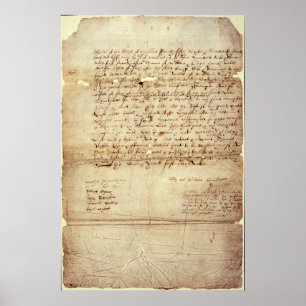 William Shakespeares Testament Poster