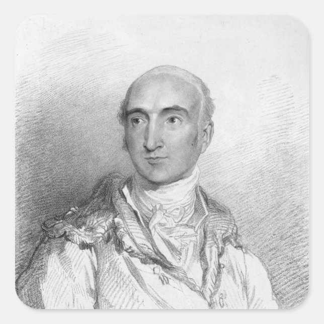 William So the by Quadratischer Aufkleber (Vorderseite)