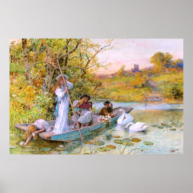 William Stephen Coleman: Das Bootfahren Poster (Vorne)