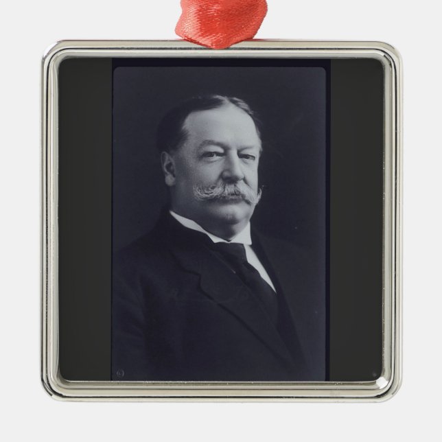 William Taft 27. Präsident Silbernes Ornament (Vorne)