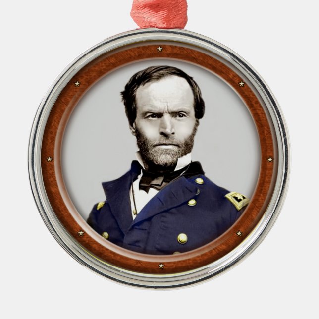 William Tecumseh Sherman Ornament Aus Metall (Vorne)