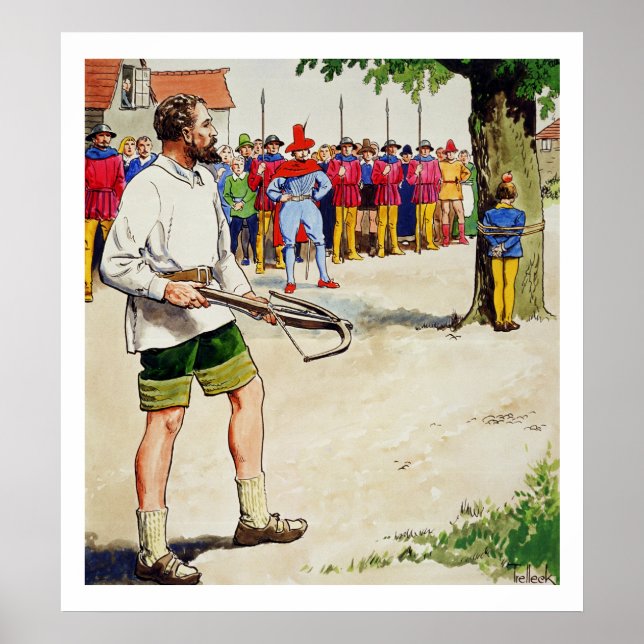 William Tell, von 'Pieps in die Vergangenheit', pu Poster (Vorne)