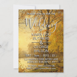 William Trost Richards Indian Summer Wedding Einladung