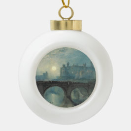 William Turner Alnwick Castle Keramik Kugel-Ornament