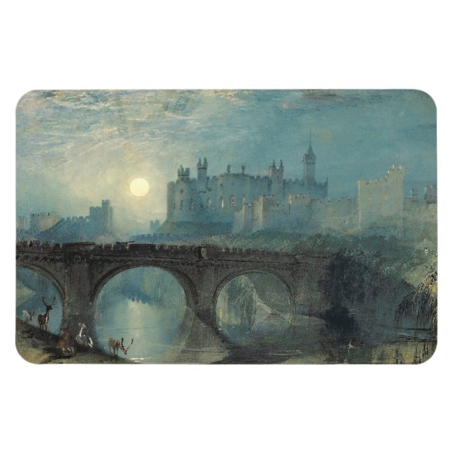 William Turner Alnwick Castle Magnet (Horizontal)
