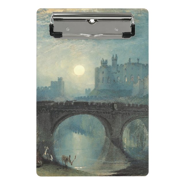 William Turner Alnwick Castle Mini Klemmbrett (Vorderseite)