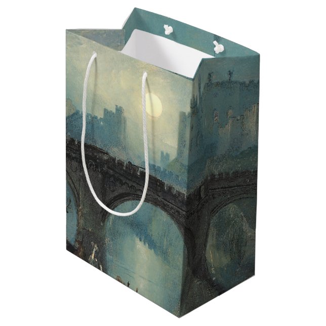 William Turner Alnwick Castle Mittlere Geschenktüte (Rückseite Schrägansicht)