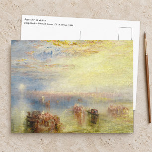 William Turner - Annäherung an Venedig Postkarte