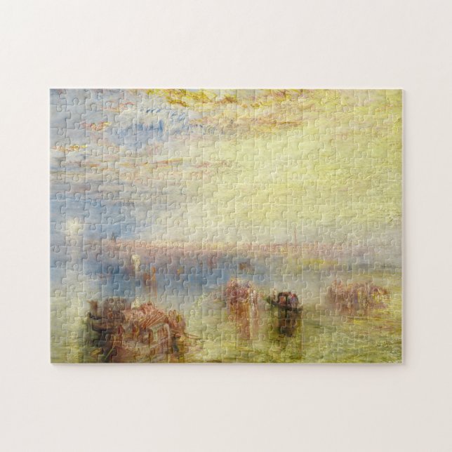 William Turner - Annäherung an Venedig Puzzle (Horizontal)