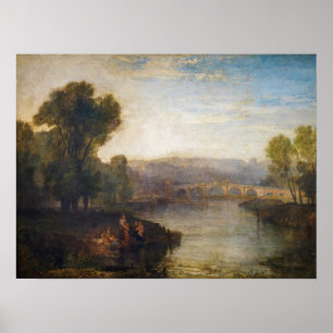 William Turner - Ansicht von Richmond Hill und Brü Poster