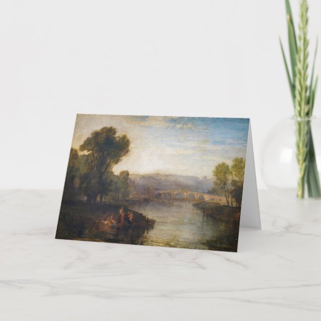 William Turner - Aussicht auf Richmond Hill und Br Karte (Vorderseite)