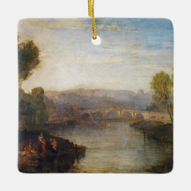 William Turner - Aussicht auf Richmond Hill und Br Keramikornament (Vorderseite)