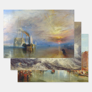 William Turner - Auswahl der Meisterwerke Geschenkpapier Set