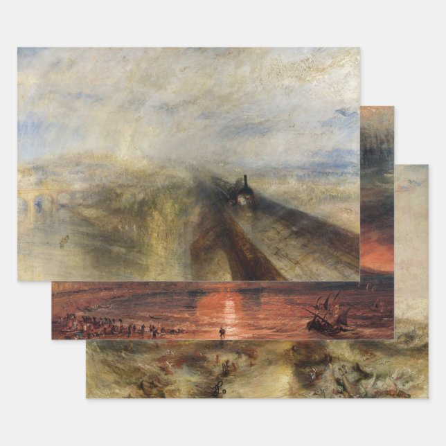 William Turner - Auswahl der Meisterwerke Geschenkpapier Set (Set)