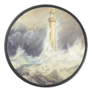 William Turner - Bell Rock Leuchtturm Eishockey Puck