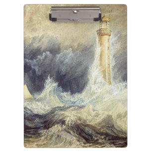 William Turner - Bell Rock Leuchtturm Klemmbrett